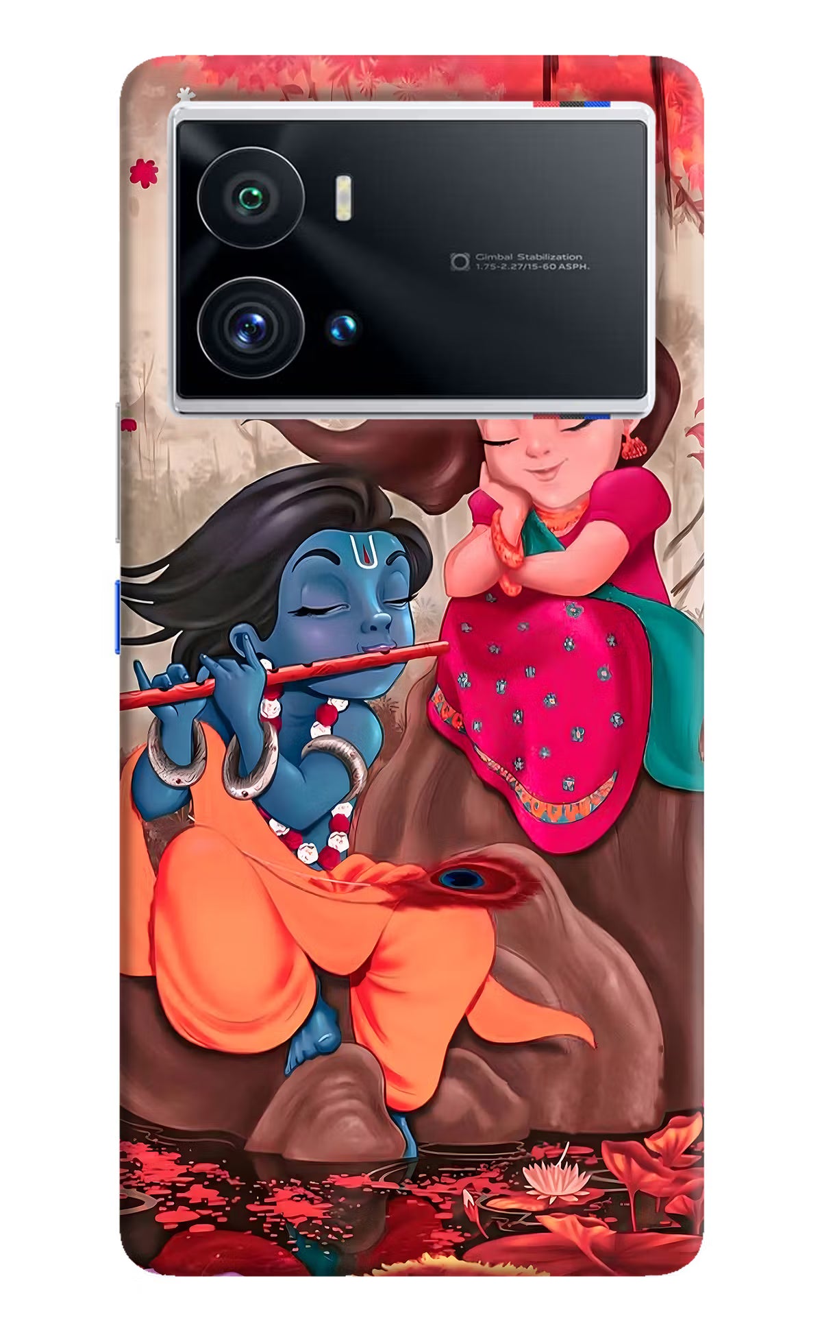 Radhe Krishna iQOO 9 Pro 5G Hard Case Back Cover by Casekaro