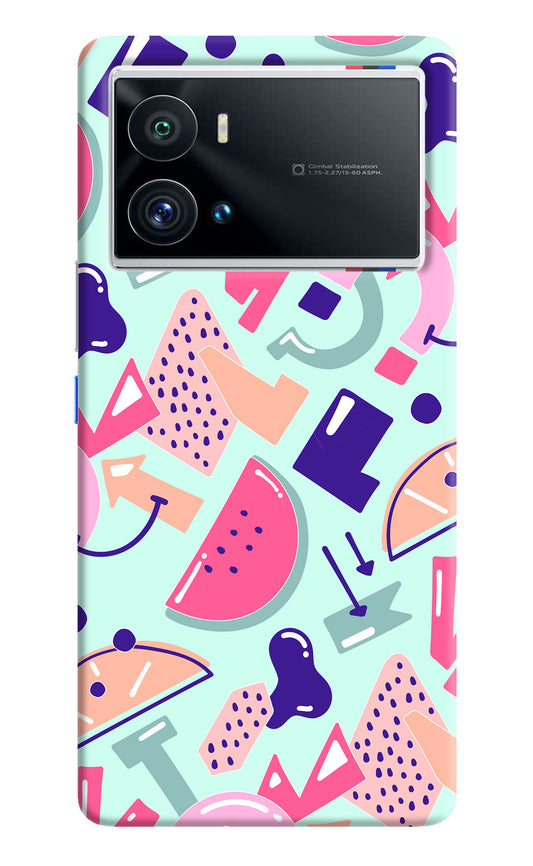 Doodle Pattern iQOO 9 Pro 5G Back Cover