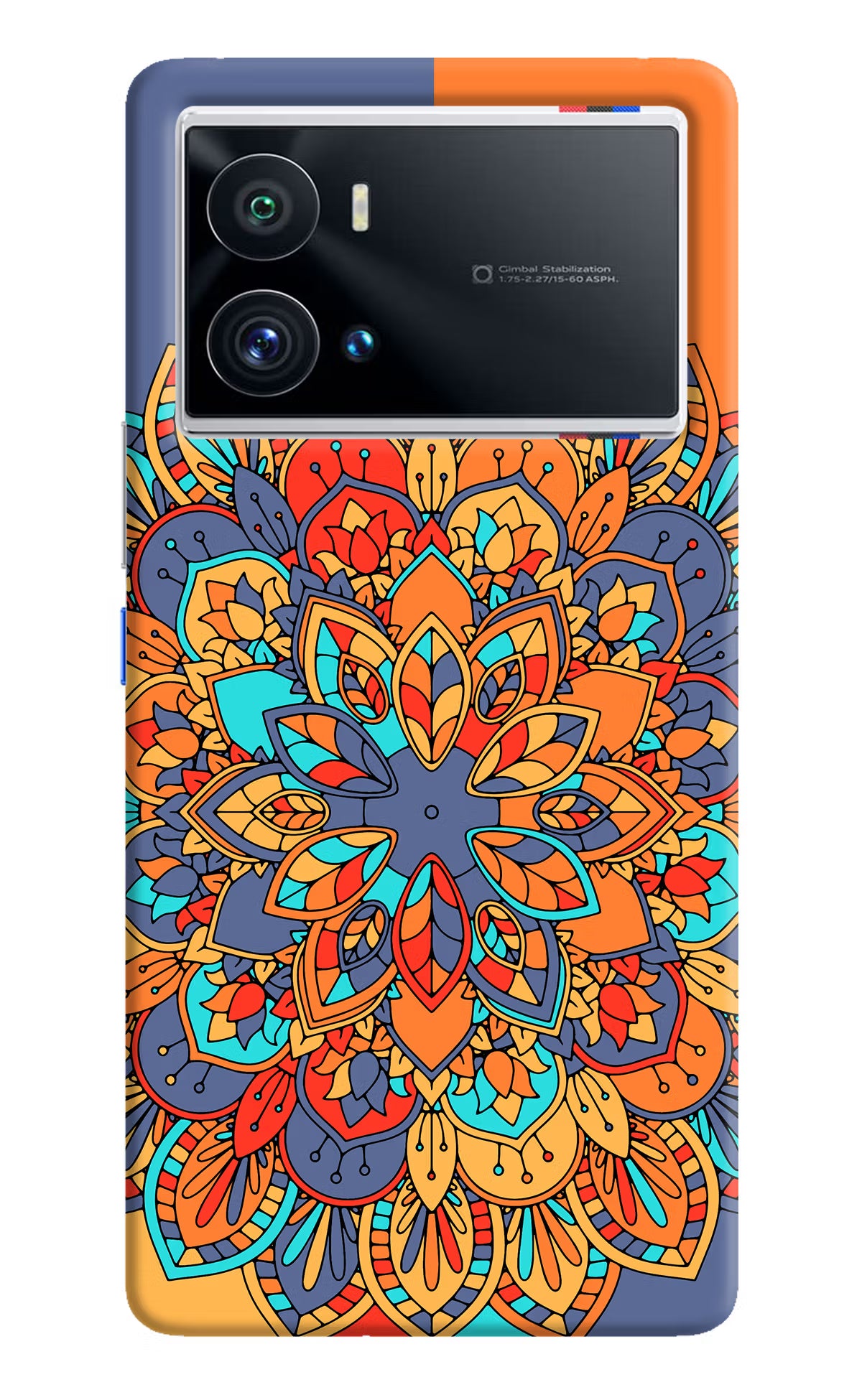 Color Mandala iQOO 9 Pro 5G Hard Case Back Cover by Casekaro