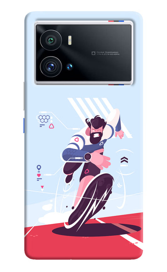 Run Pro iQOO 9 Pro 5G Hard Case Back Cover by Casekaro