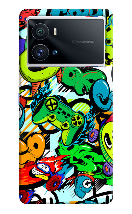 Game Doodle iQOO 9 Pro 5G Hard Case Back Cover by Casekaro