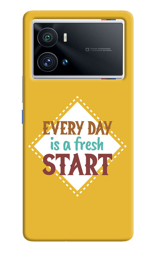Every day is a Fresh Start iQOO 9 Pro 5G Back Cover