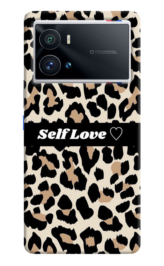 Leopard Print Self Love iQOO 9 Pro 5G Back Cover