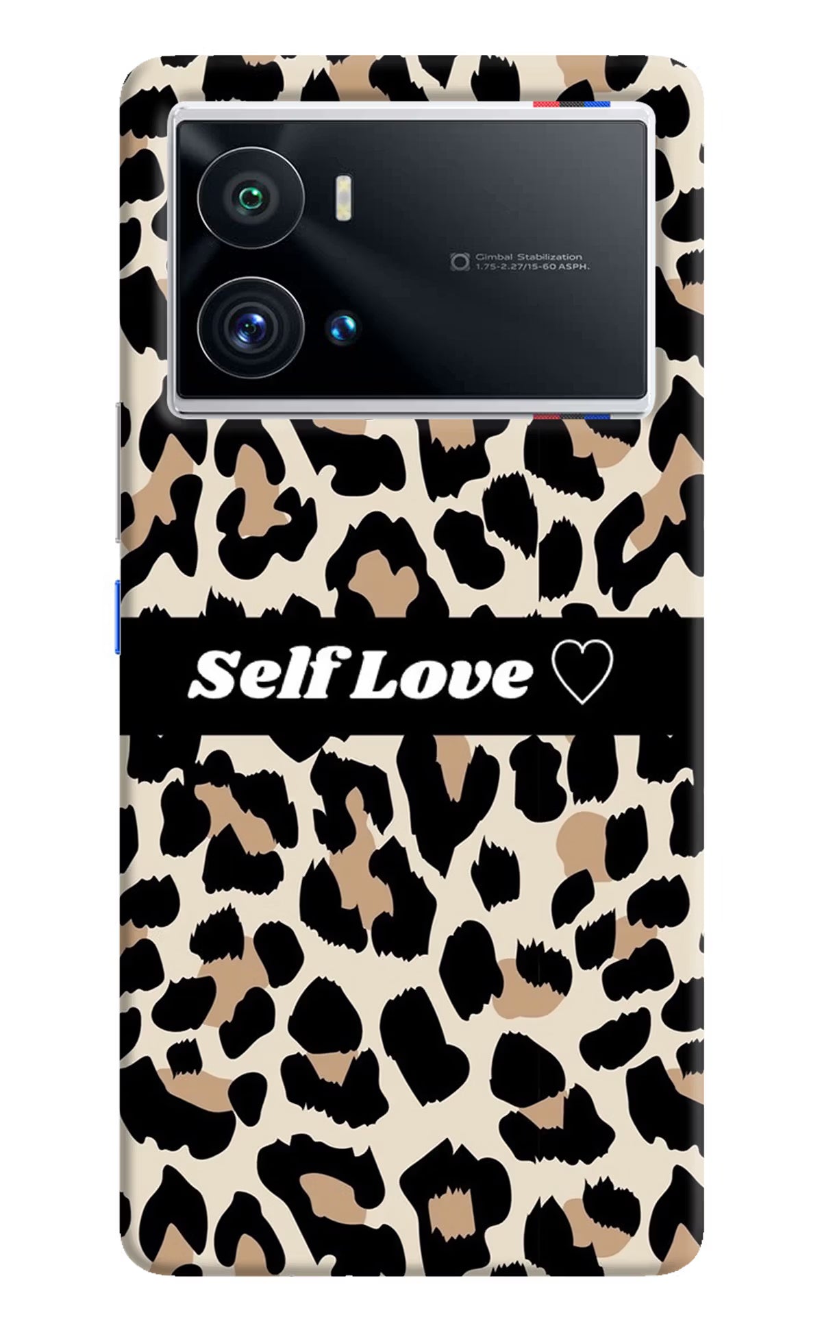 Leopard Print Self Love iQOO 9 Pro 5G Hard Case Back Cover by Casekaro