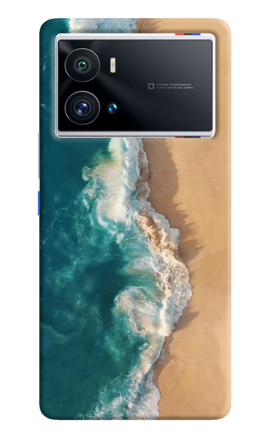 Ocean Beach iQOO 9 Pro 5G Back Cover, Hard case