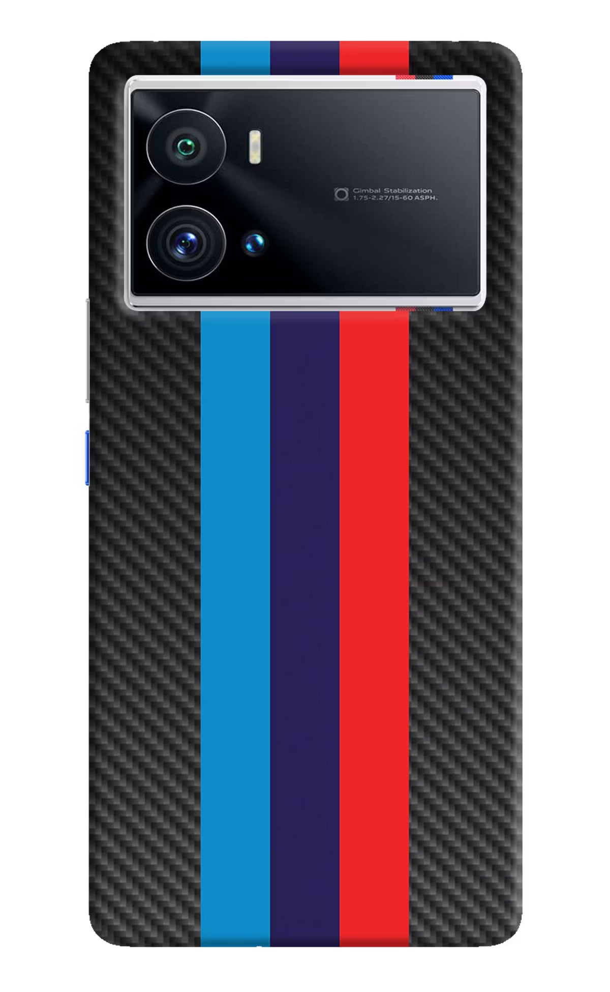BMW Stripes Pattern iQOO 9 Pro 5G Hard Case Back Cover by Casekaro