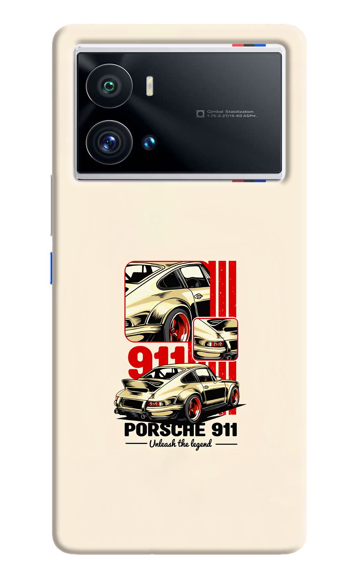 Classic Porsche 911 iQOO 9 Pro 5G Hard Case Back Cover by Casekaro