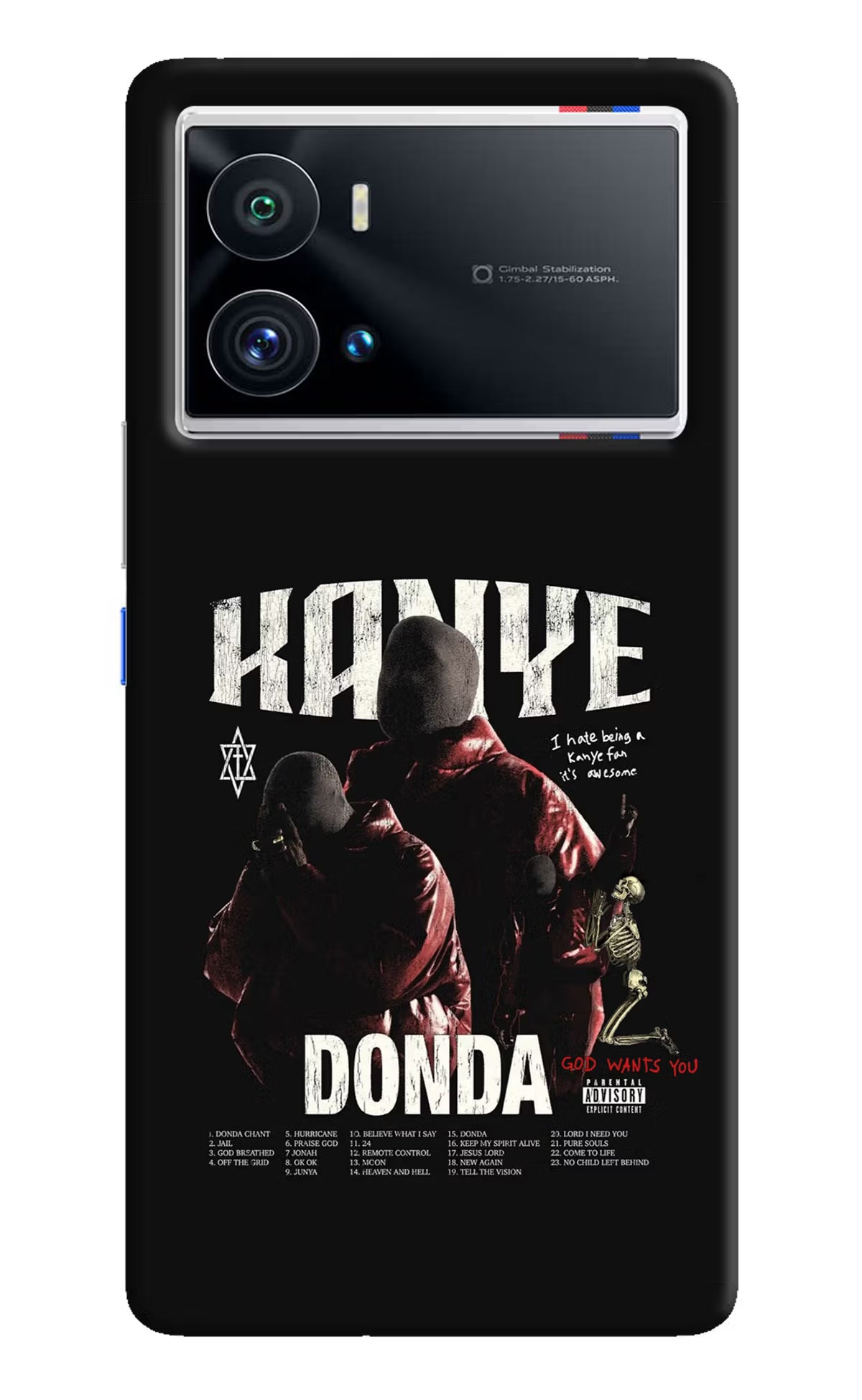 Donda Kanye West iQOO 9 Pro 5G Hard Case Back Cover by Casekaro
