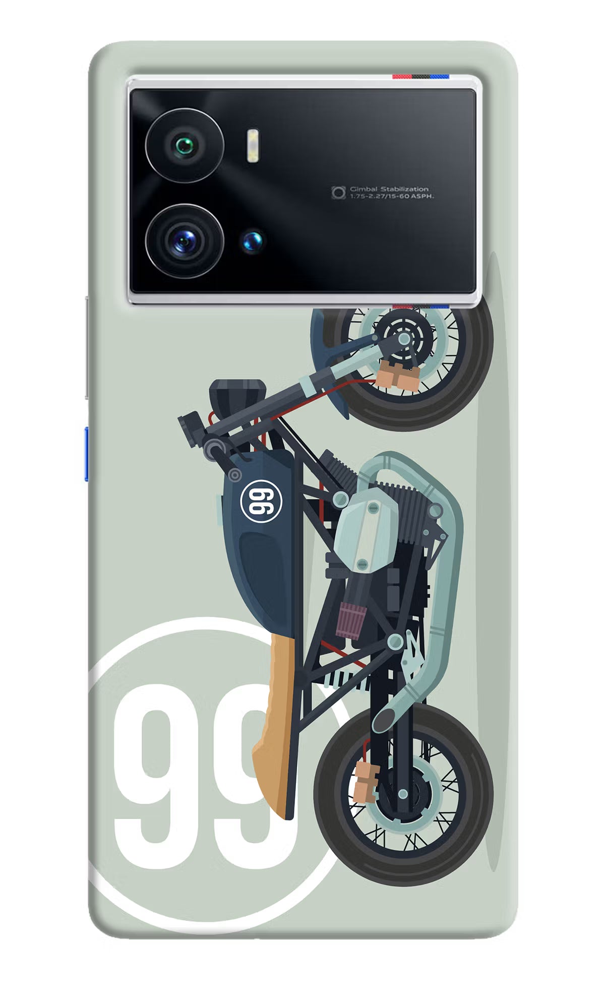Classic Cafe Racer 99 iQOO 9 Pro 5G Hard Case Back Cover by Casekaro