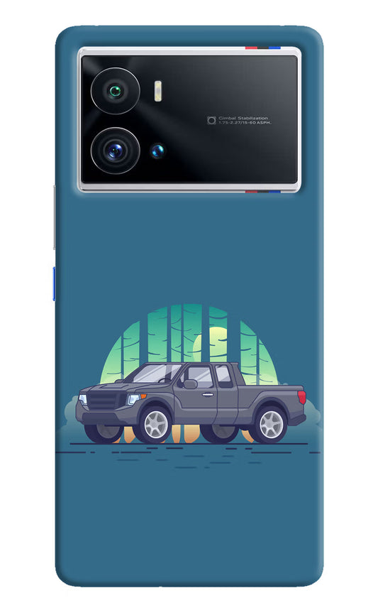 Retro Garage Vibe iQOO 9 Pro 5G Hard Case Back Cover by Casekaro