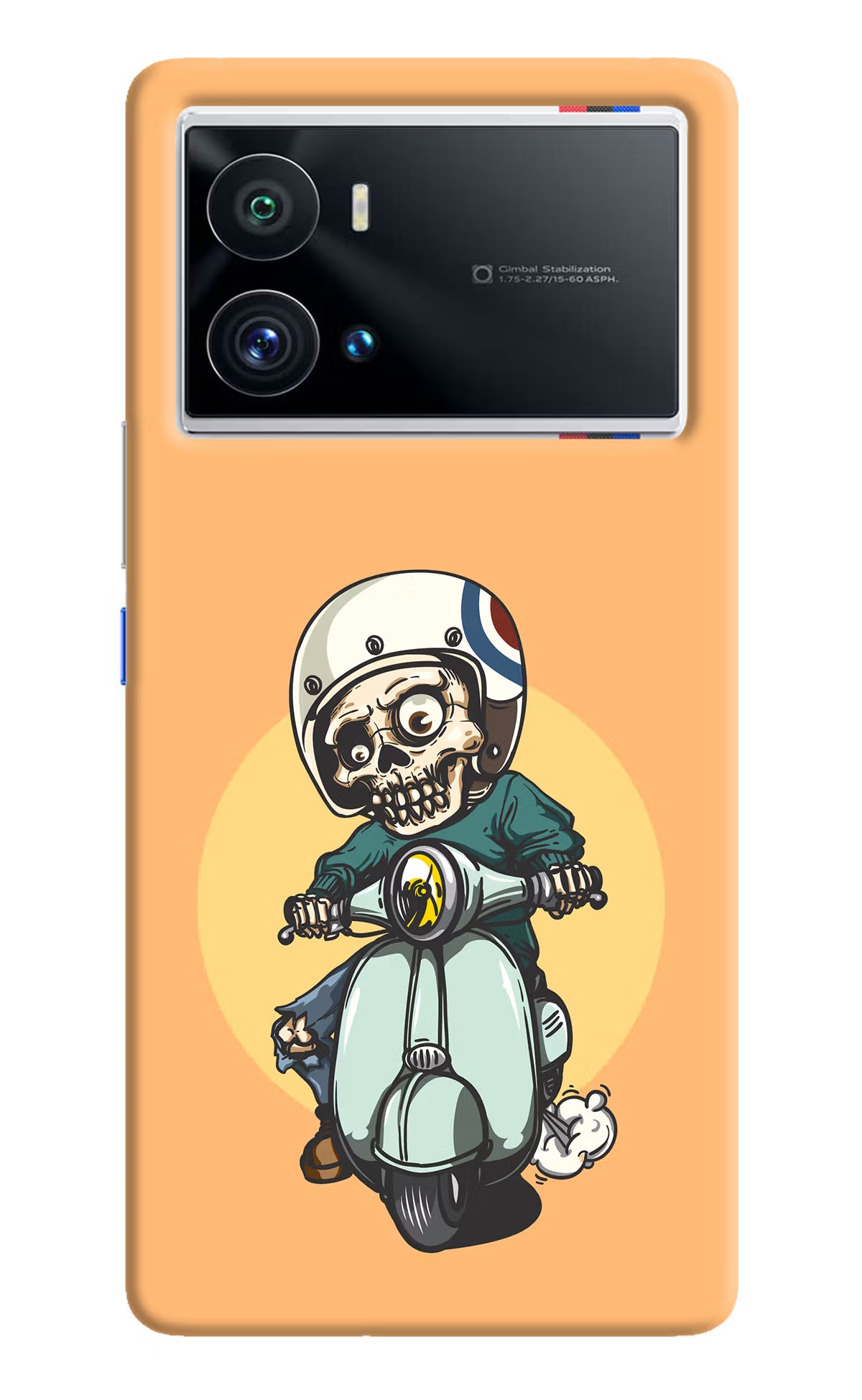 Undead Biker iQOO 9 Pro 5G Hard Case Back Cover by Casekaro
