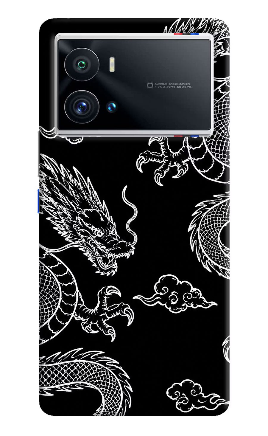 Twin Dragons iQOO 9 Pro 5G Back Cover, Hard case