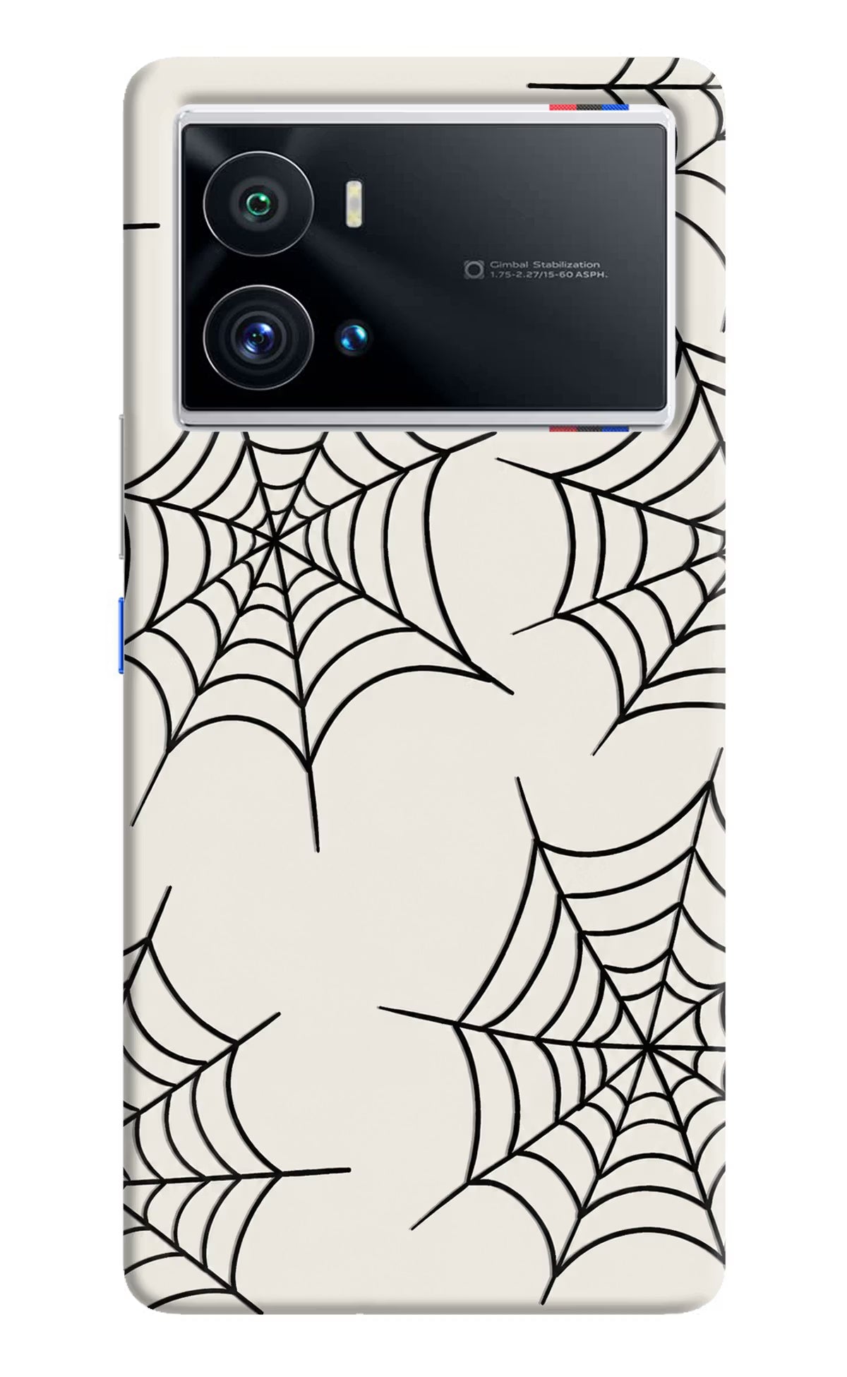 Spider Web iQOO 9 Pro 5G Hard Case Back Cover by Casekaro