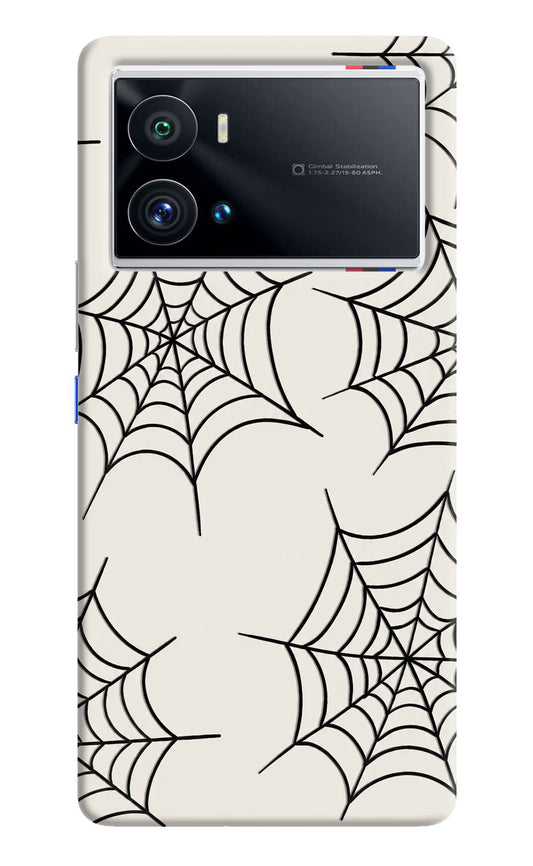 Spider Web iQOO 9 Pro 5G Hard Case Back Cover by Casekaro