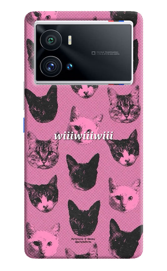Pink Cats iQOO 9 Pro 5G Hard Case Back Cover by Casekaro