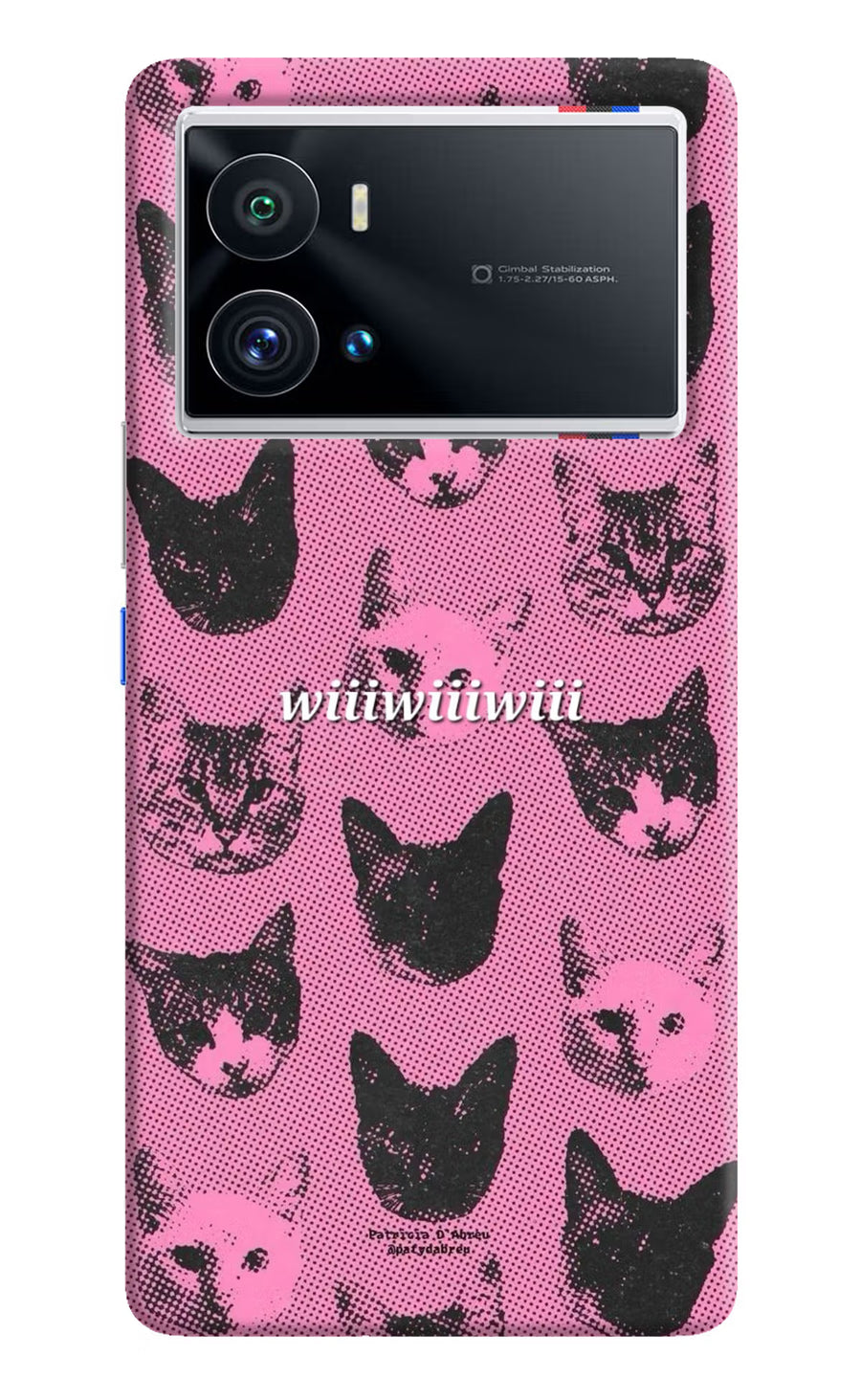 Pink Cats iQOO 9 Pro 5G Back Cover, Hard case