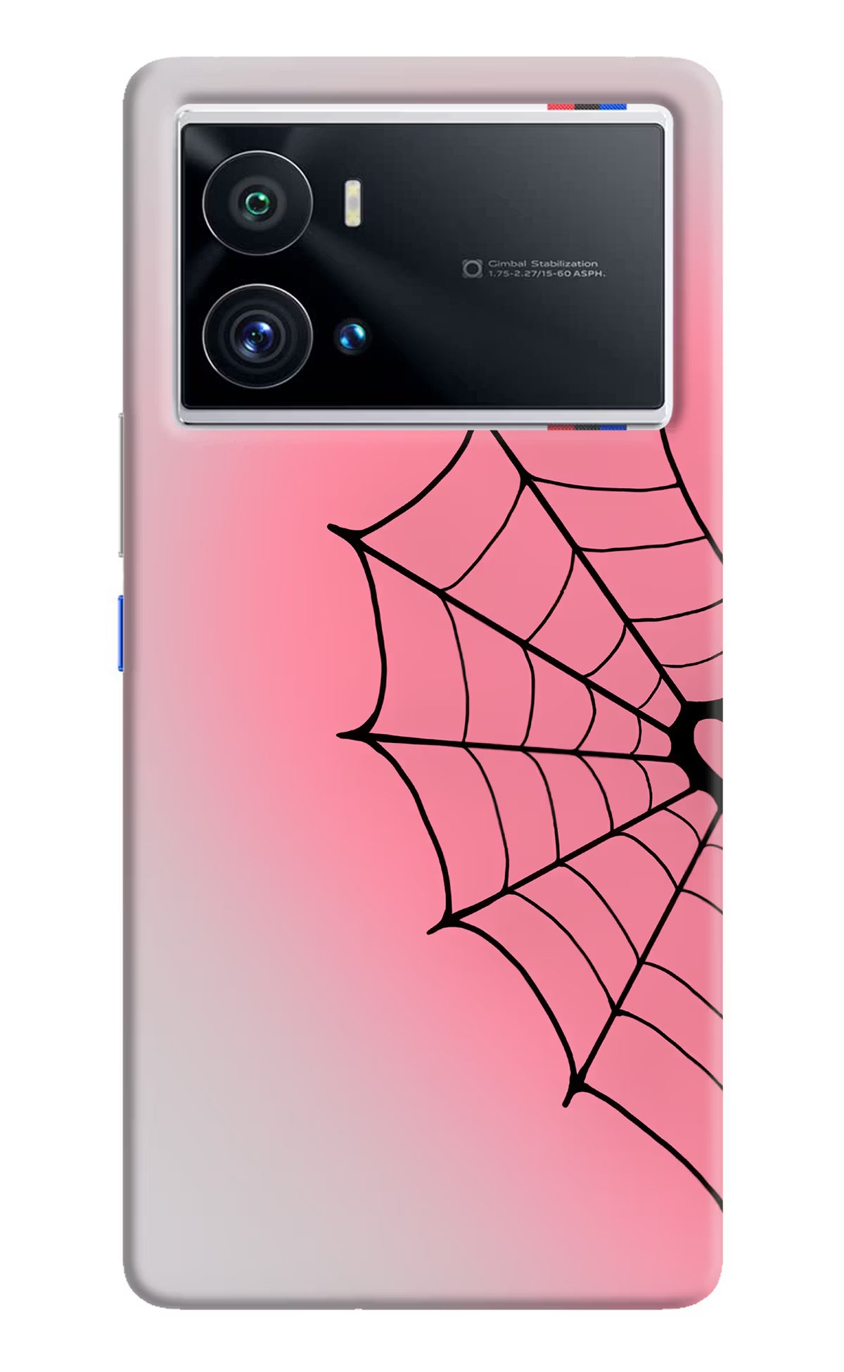 Pink Web iQOO 9 Pro 5G Back Cover
