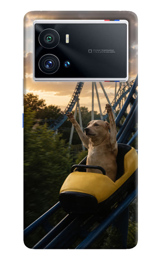 Rollercoaster Dog iQOO 9 Pro 5G Hard Case Back Cover by Casekaro
