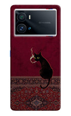 Midnight Cat iQOO 9 Pro 5G Hard Case Back Cover by Casekaro