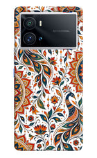White Mayura iQOO 9 Pro 5G Hard Case Back Cover by Casekaro