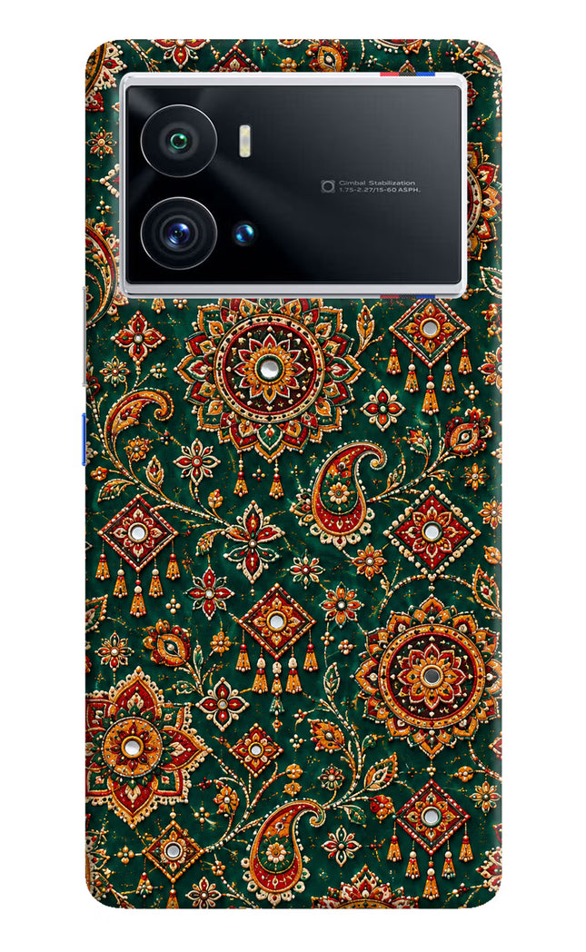 Green Pataka iQOO 9 Pro 5G Hard Case Back Cover by Casekaro