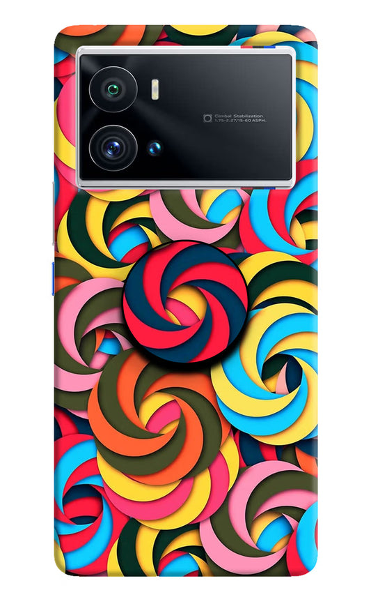 Spiral Pattern iQOO 9 Pro 5G Pop Case by Casekaro