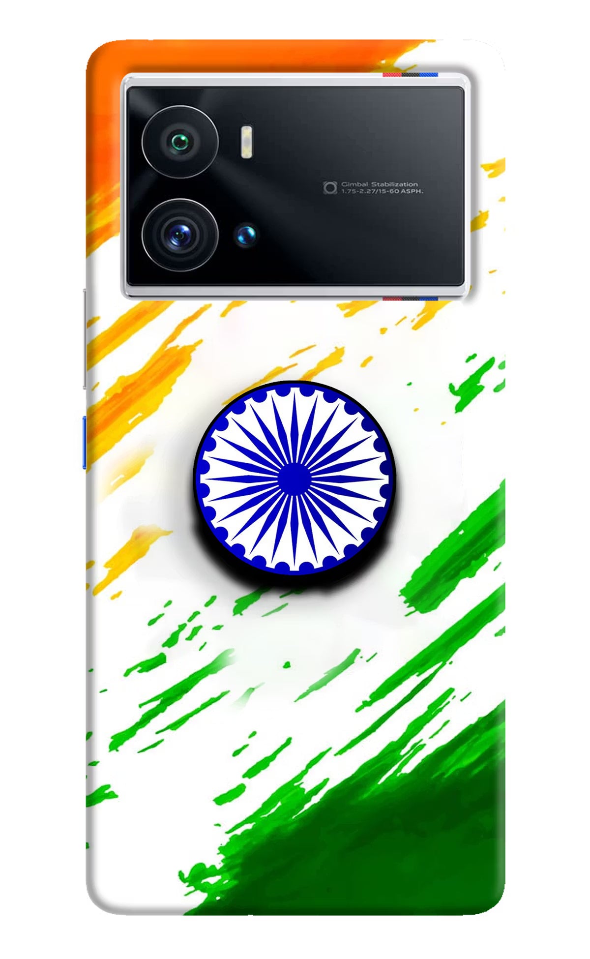Indian Flag Ashoka Chakra iQOO 9 Pro 5G Pop Case by Casekaro