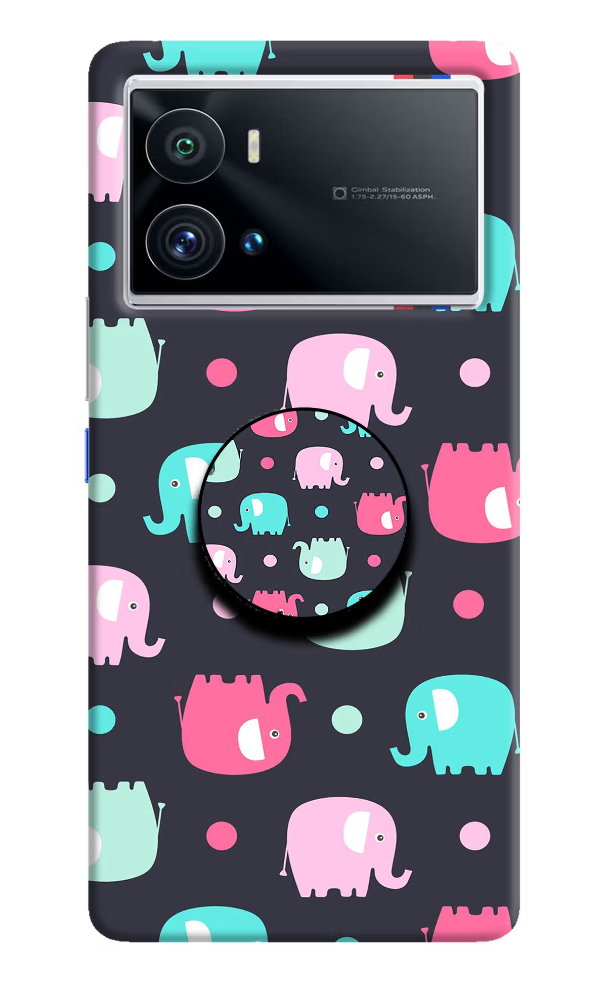 Baby Elephants iQOO 9 Pro 5G Pop Case by Casekaro
