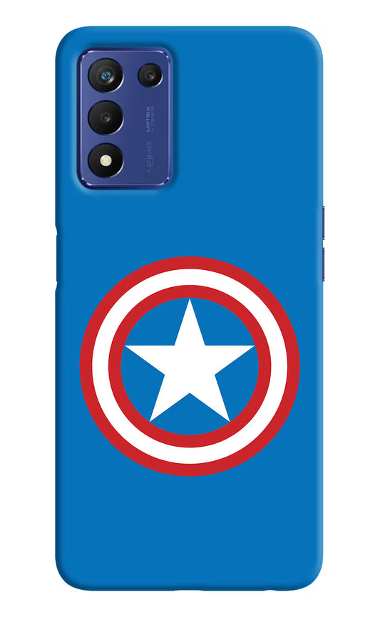 Captain America Logo Realme 9 SE Hard Case Back Cover by Casekaro