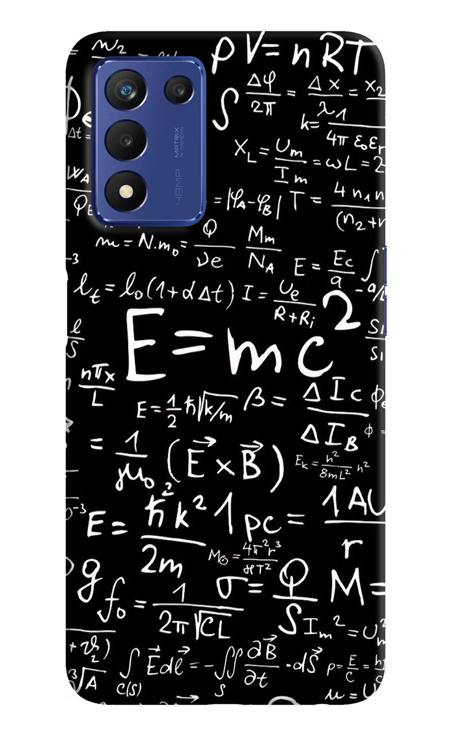 Physics Formula Realme 9 SE Back Cover, Hard case