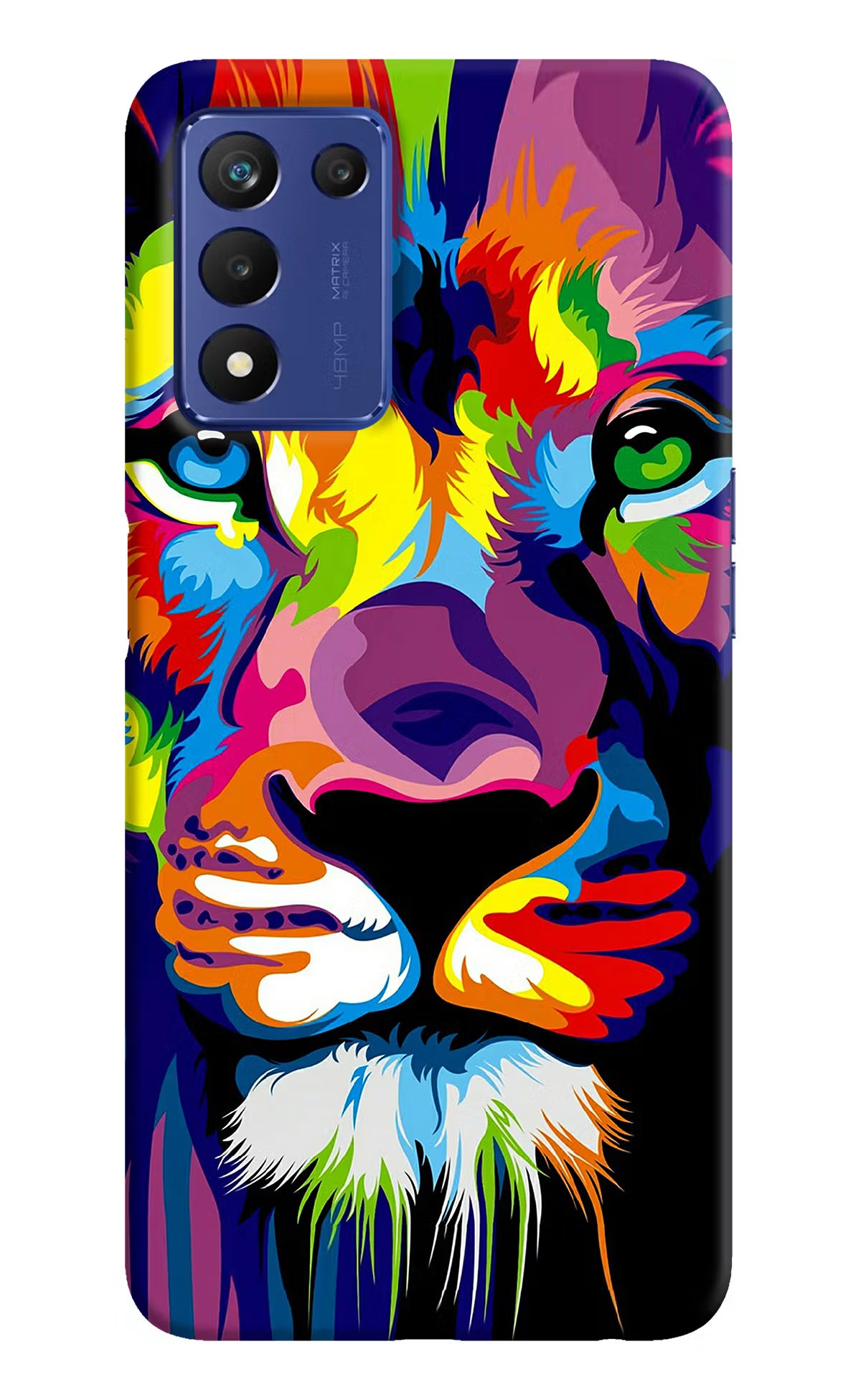 Lion Realme 9 SE Hard Case Back Cover by Casekaro