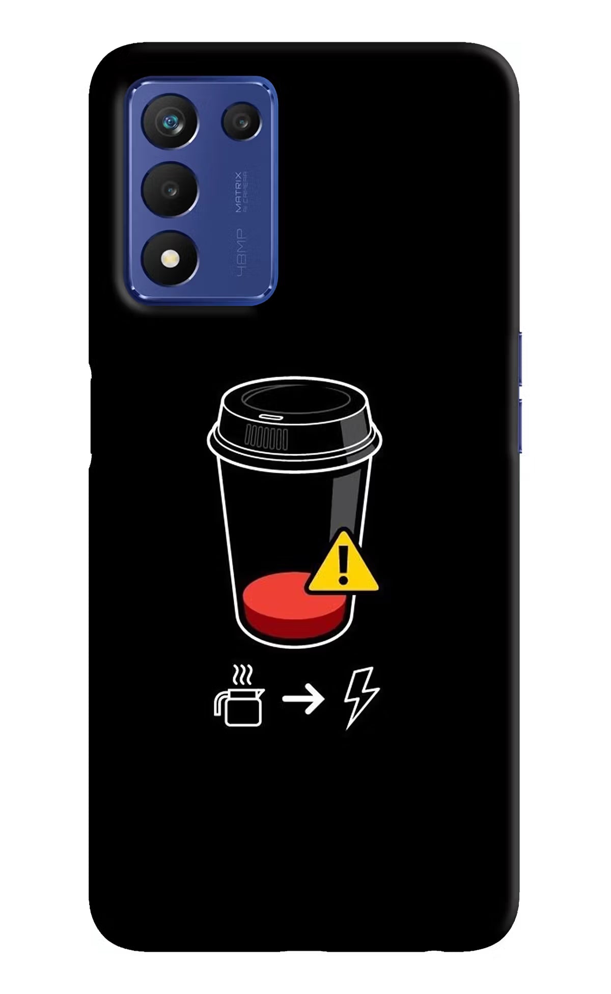 Coffee Realme 9 SE Hard Case Back Cover by Casekaro