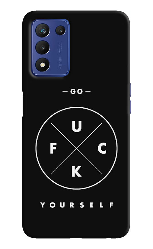 Go Fuck Yourself Realme 9 SE Hard Case Back Cover by Casekaro