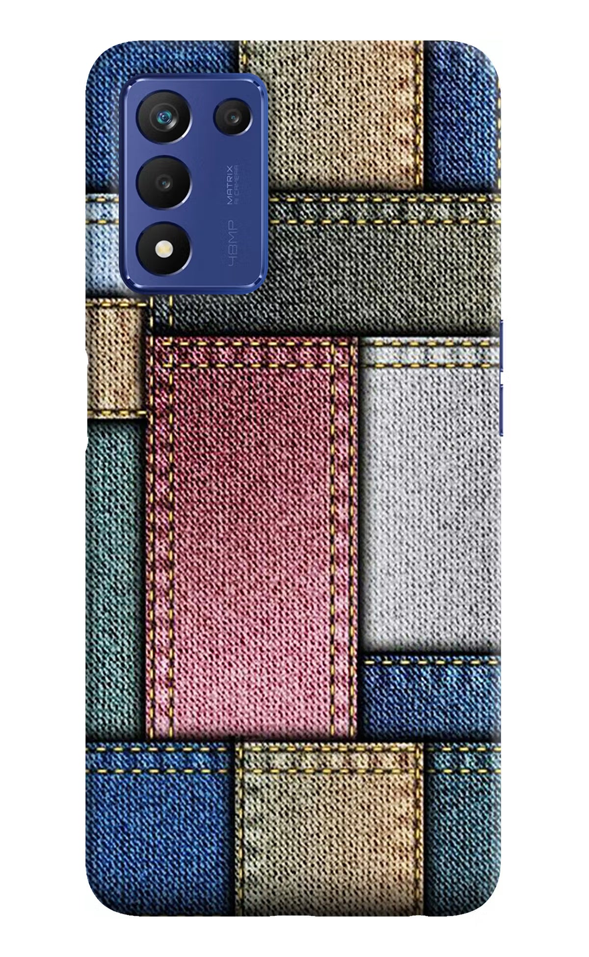 Multicolor Jeans Realme 9 SE Hard Case Back Cover by Casekaro