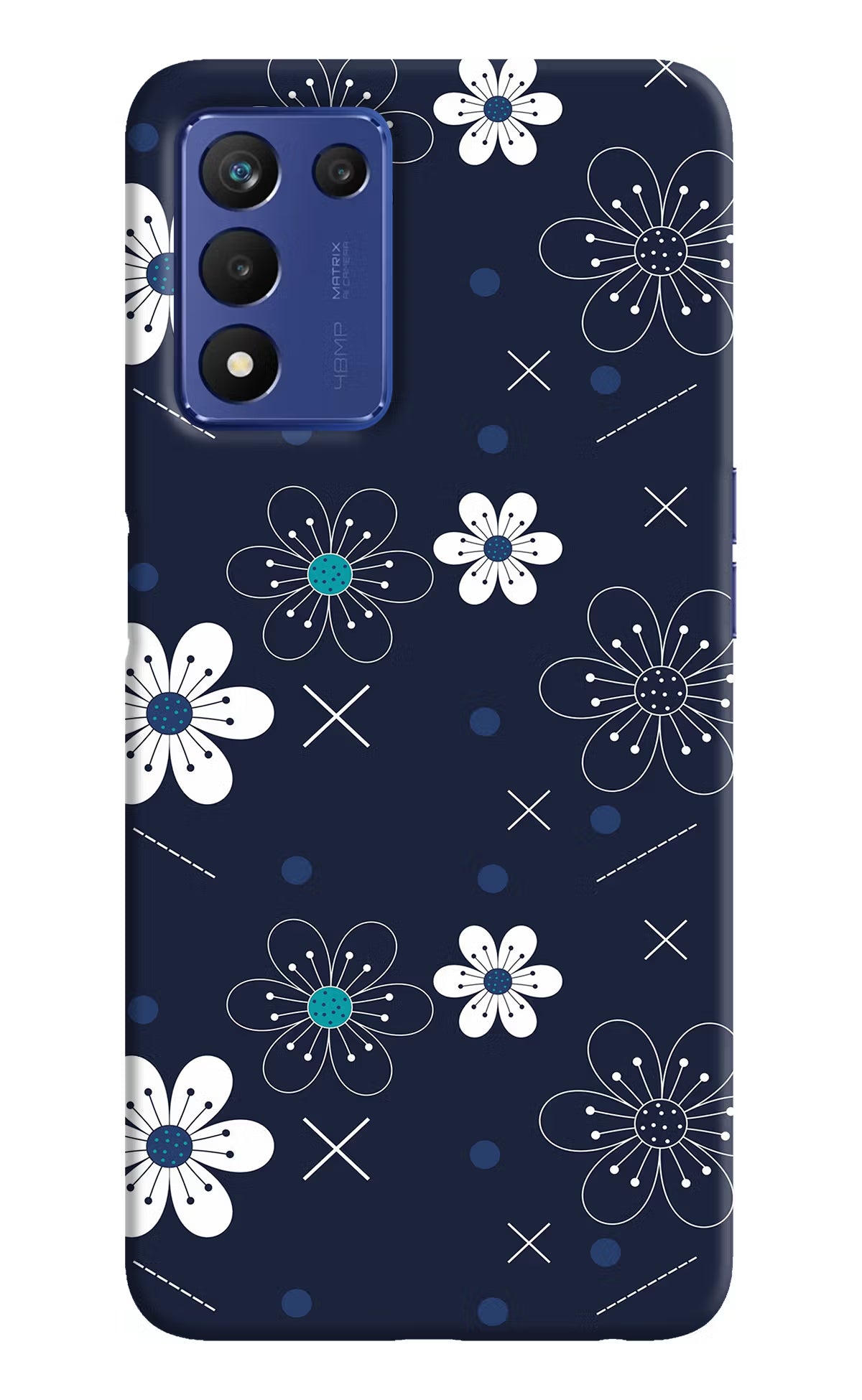 Flowers Realme 9 SE Hard Case Back Cover by Casekaro