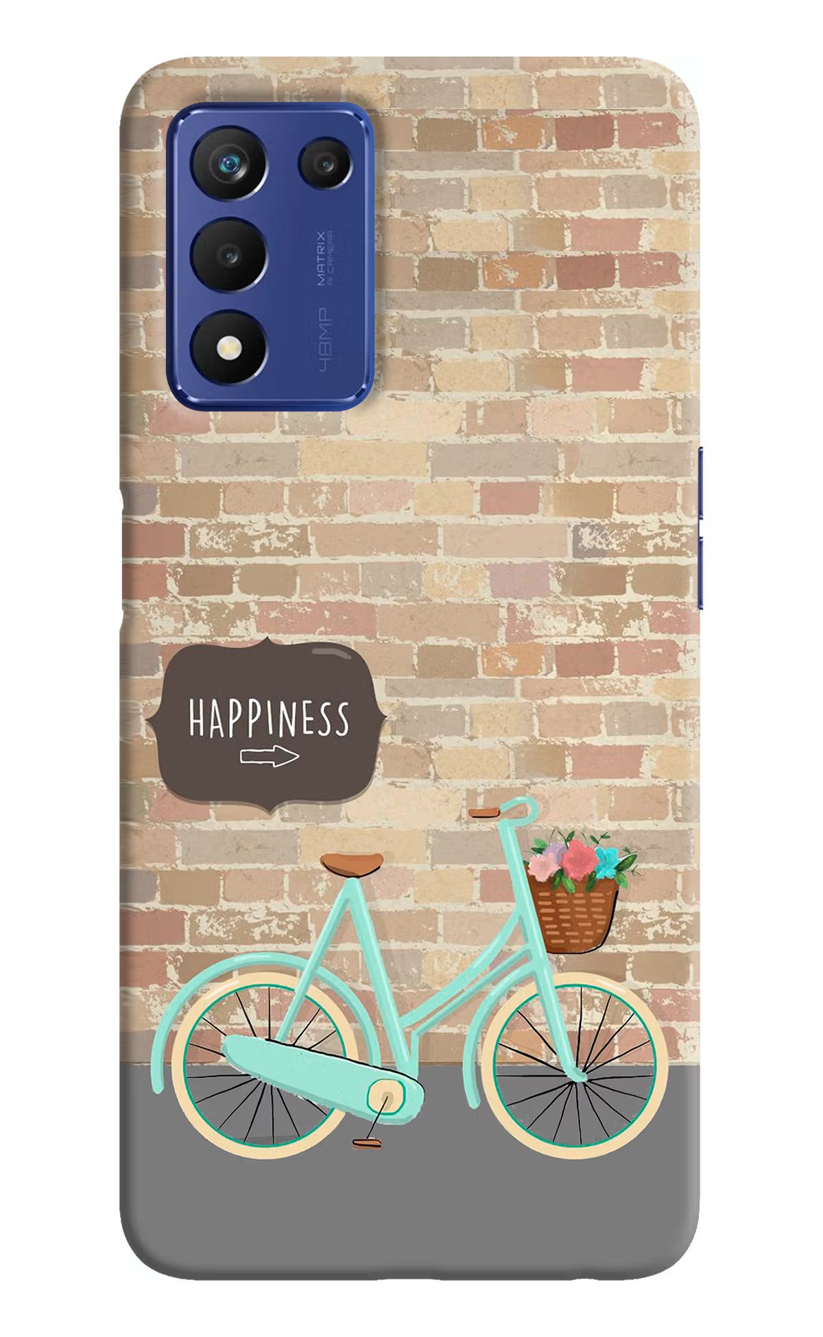 Happiness Artwork Realme 9 SE Hard Case Back Cover by Casekaro