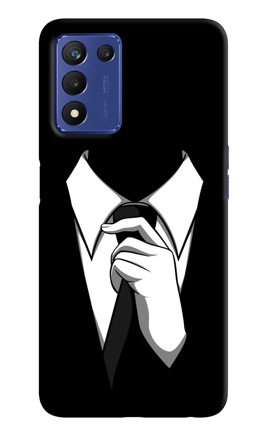 Black Tie Realme 9 SE Back Cover, Hard case