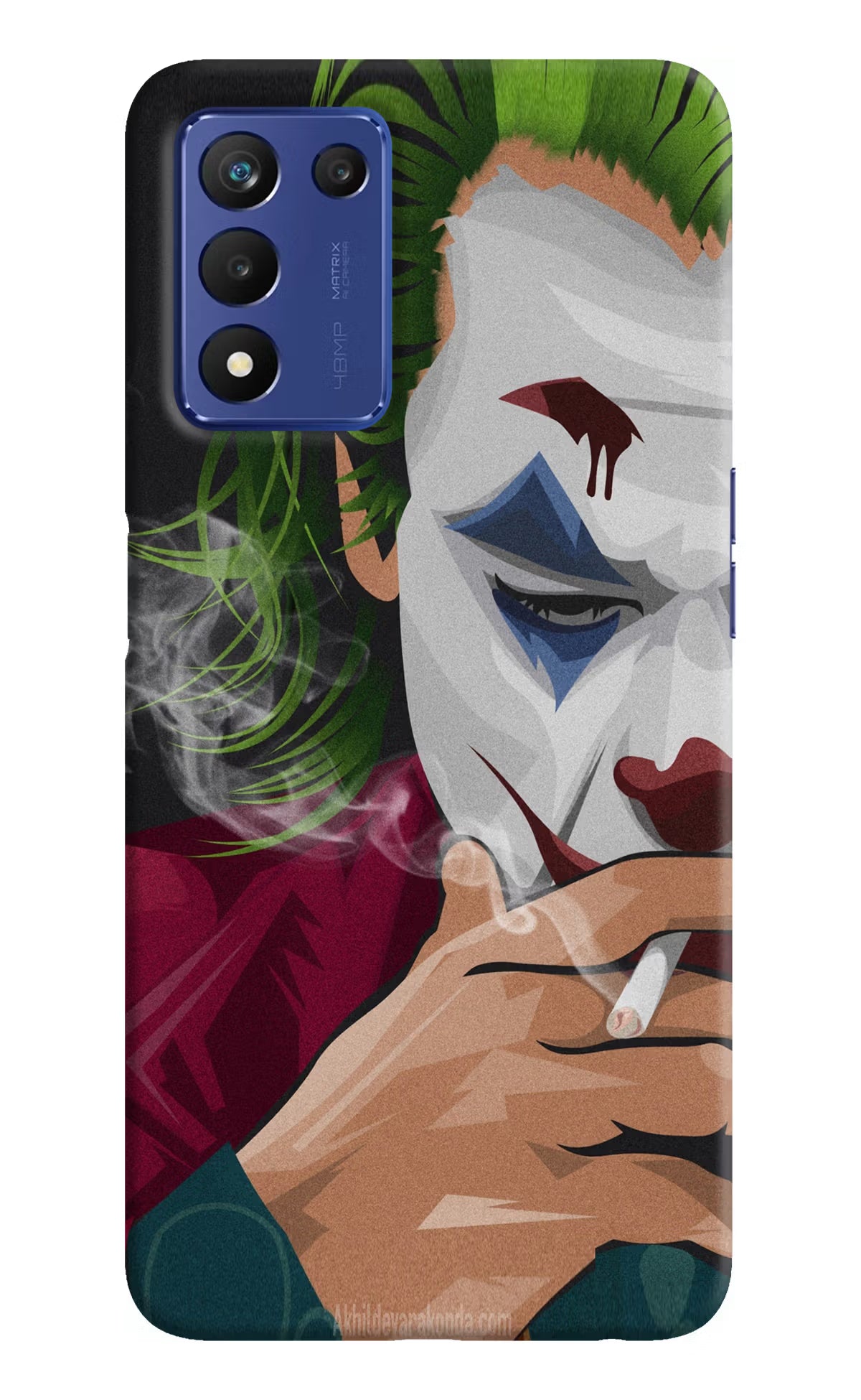 Joker Smoking Realme 9 SE Hard Case Back Cover by Casekaro