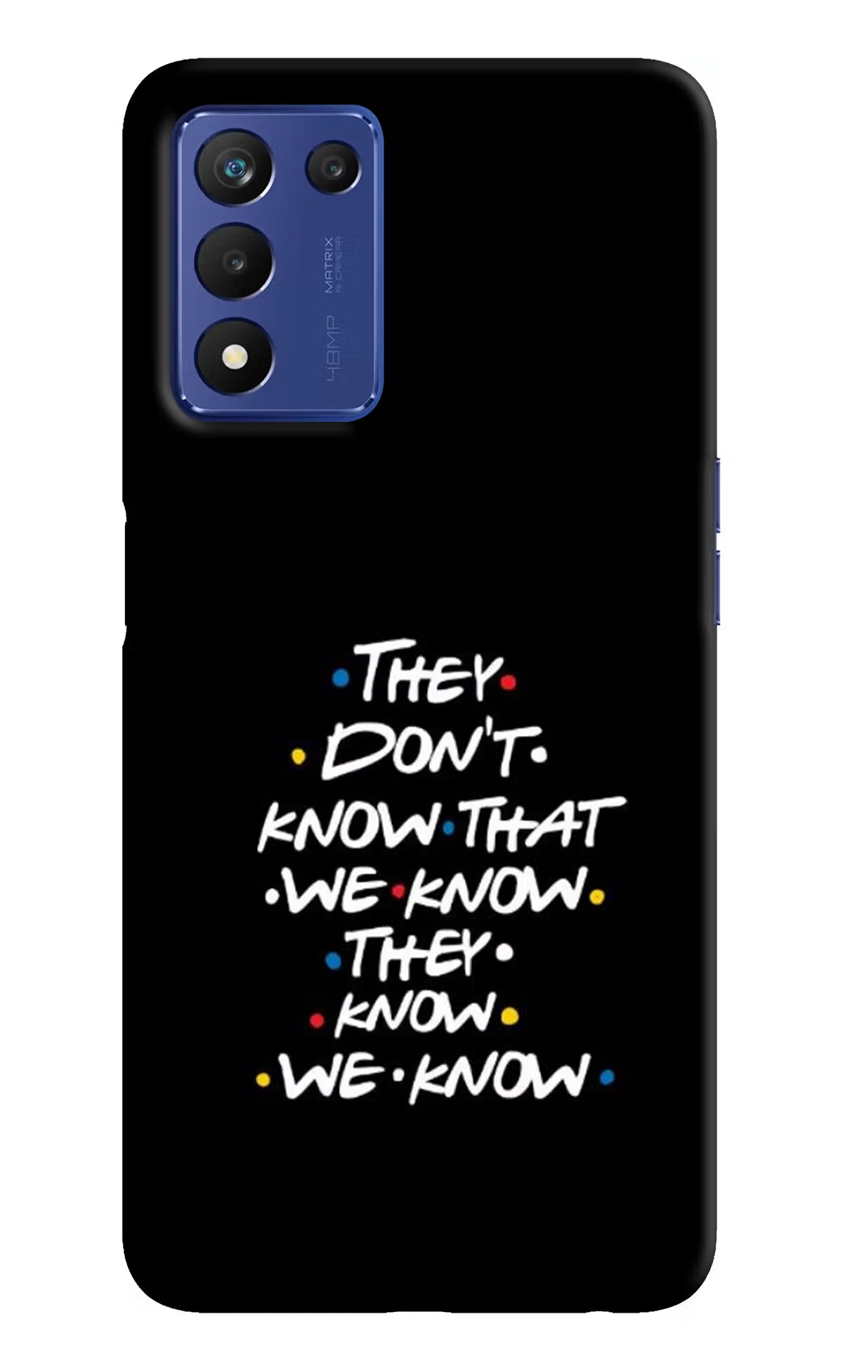 FRIENDS Dialogue Realme 9 SE Hard Case Back Cover by Casekaro