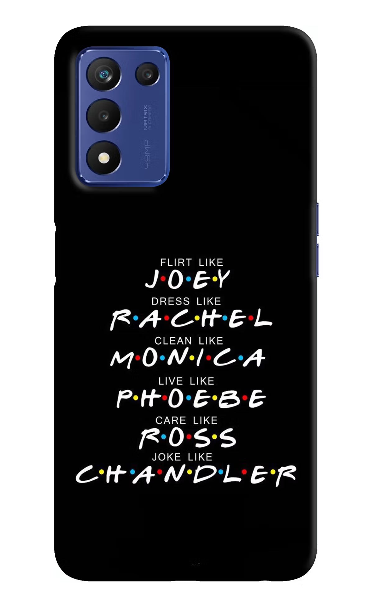 FRIENDS Character Realme 9 SE Hard Case Back Cover by Casekaro