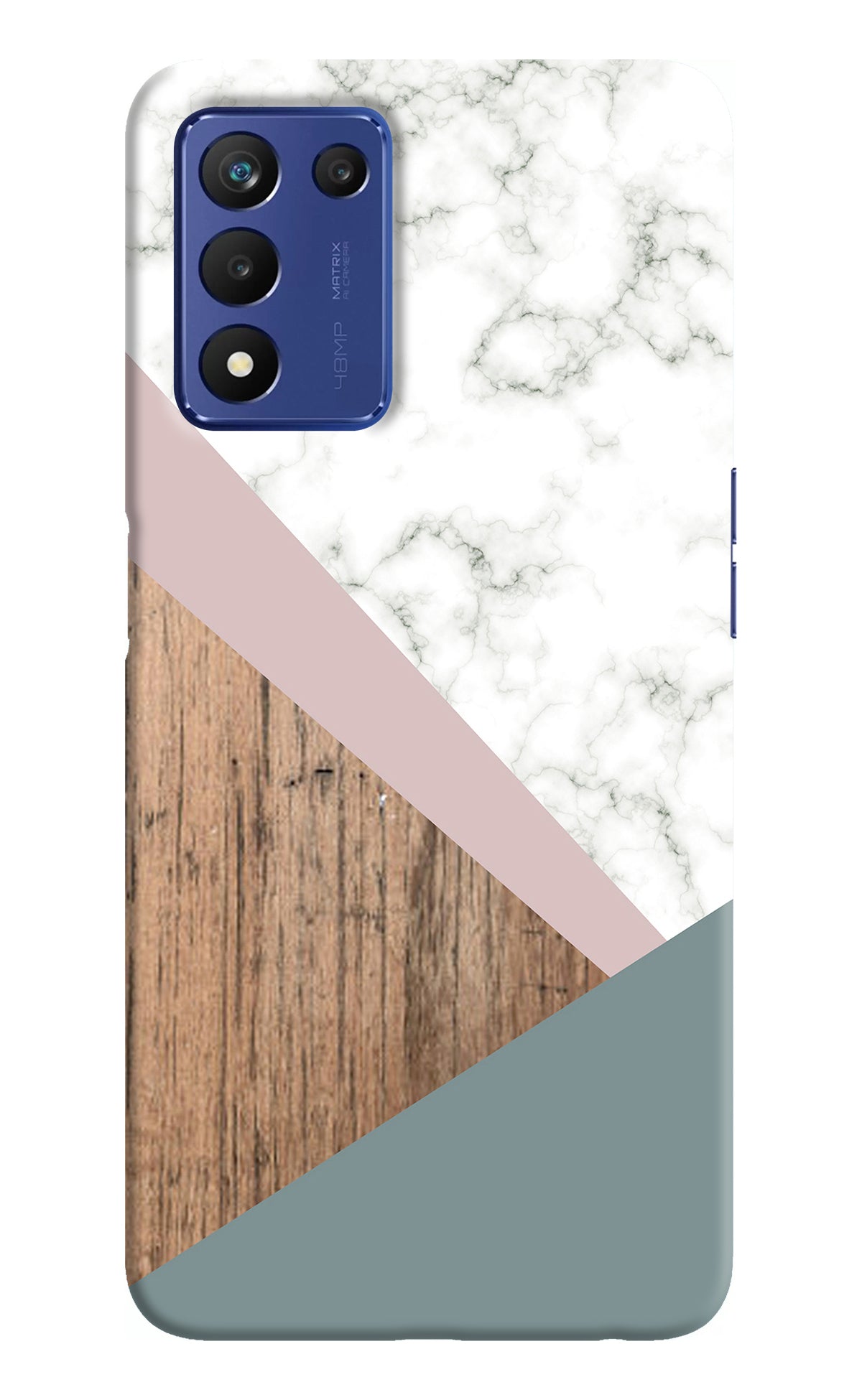 Marble wood Abstract Realme 9 SE Back Cover