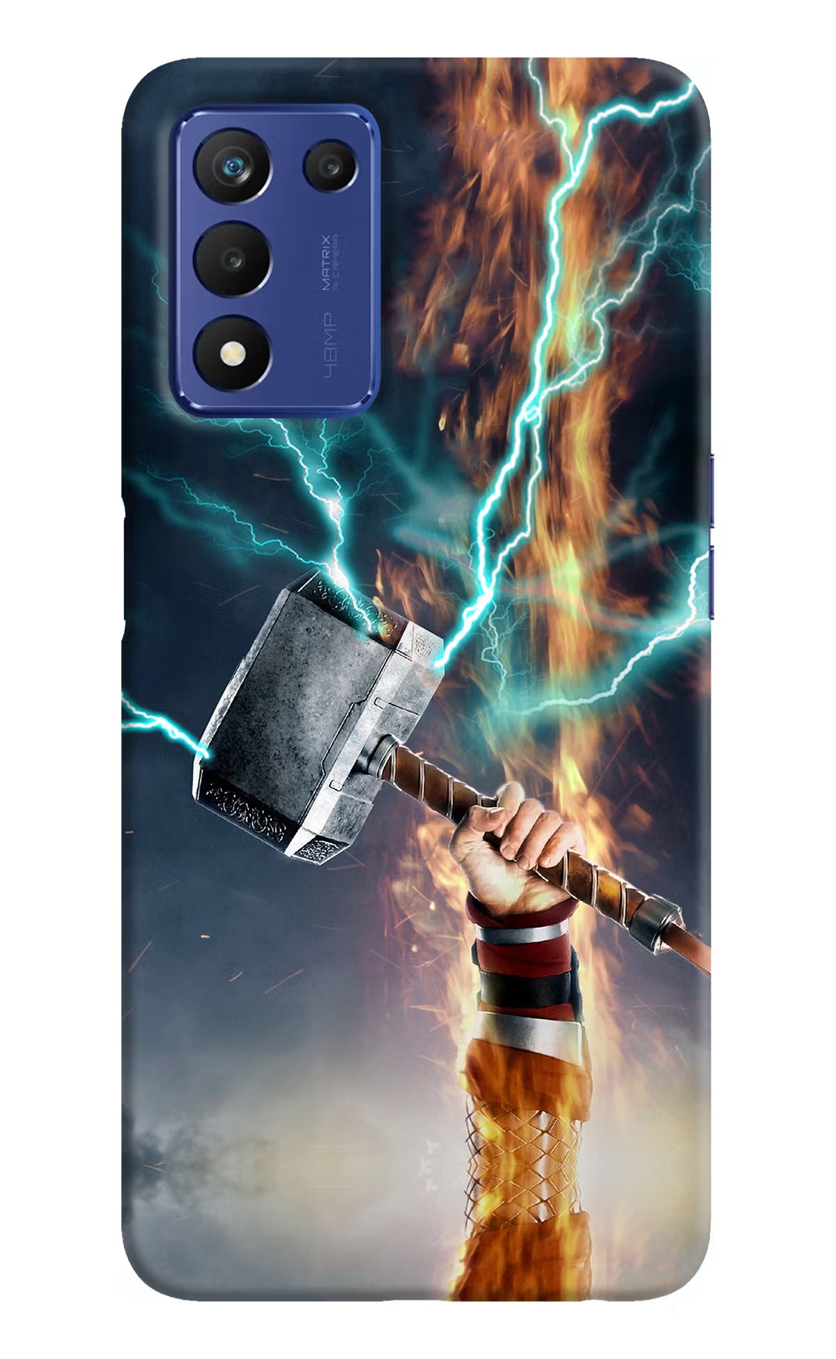 Thor Hammer Mjolnir Realme 9 SE Hard Case Back Cover by Casekaro