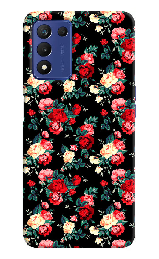 Rose Pattern Realme 9 SE Hard Case Back Cover by Casekaro