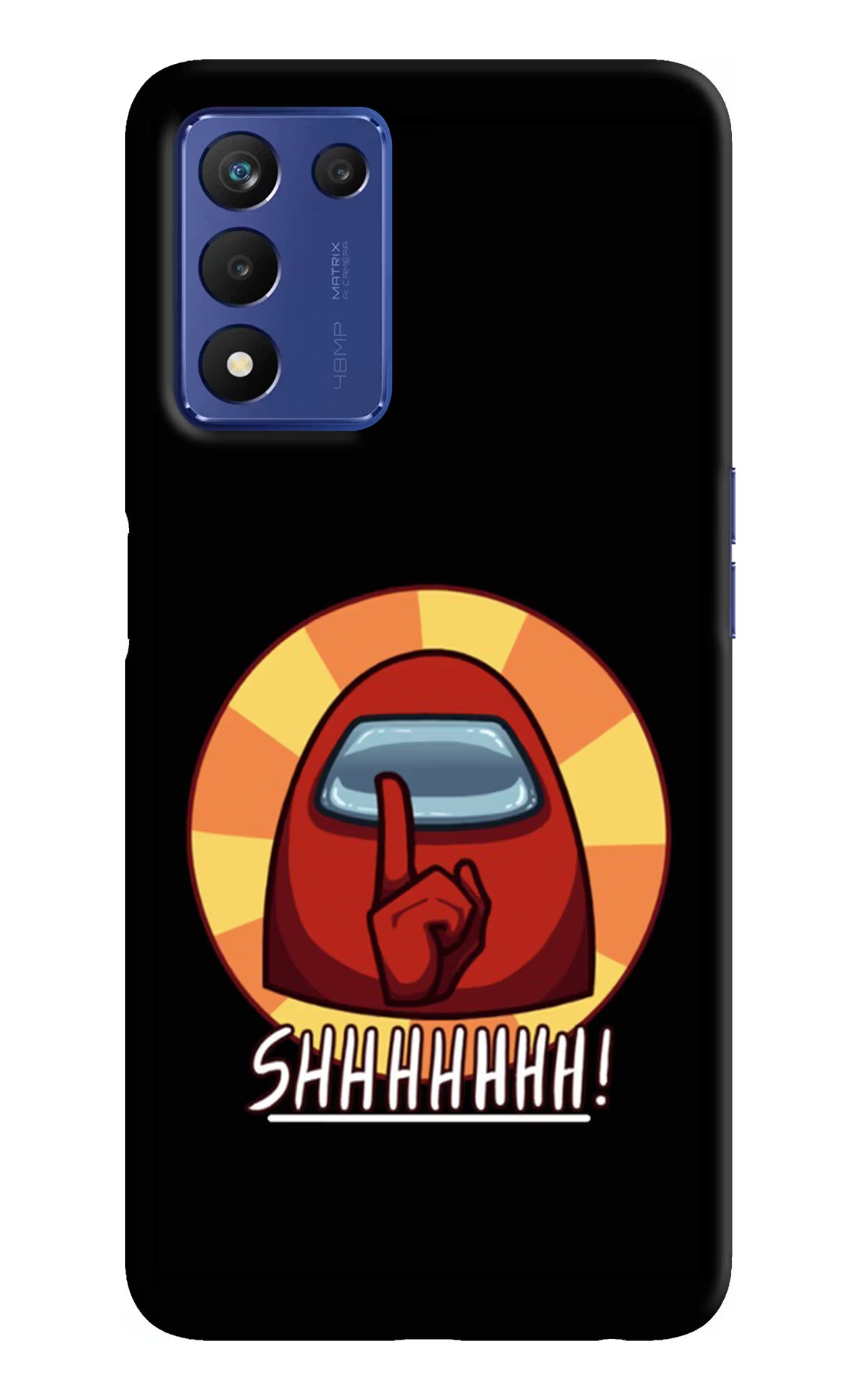 Among Us Shhh! Realme 9 SE Hard Case Back Cover by Casekaro