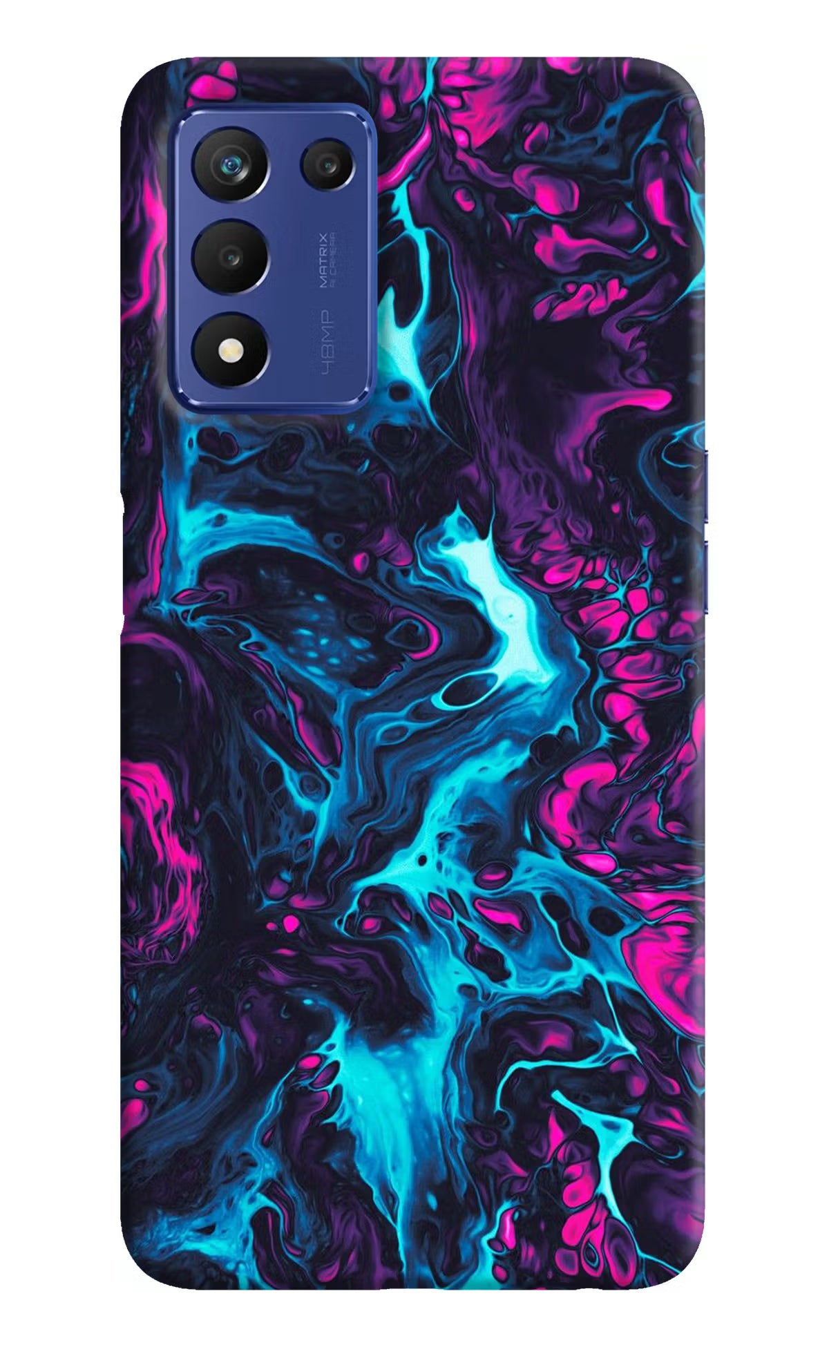 Abstract Realme 9 SE Hard Case Back Cover by Casekaro