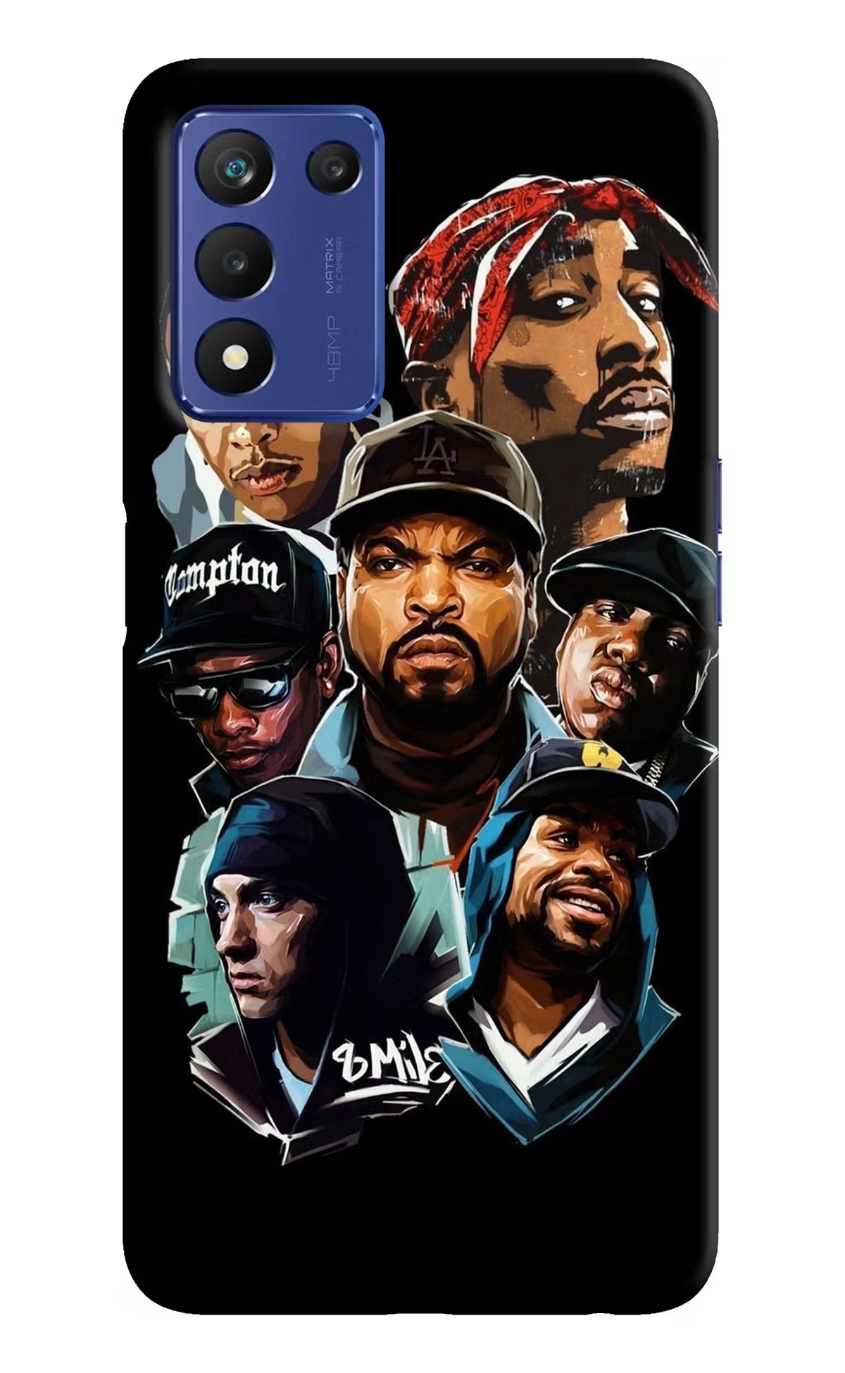 Rappers Realme 9 SE Hard Case Back Cover by Casekaro