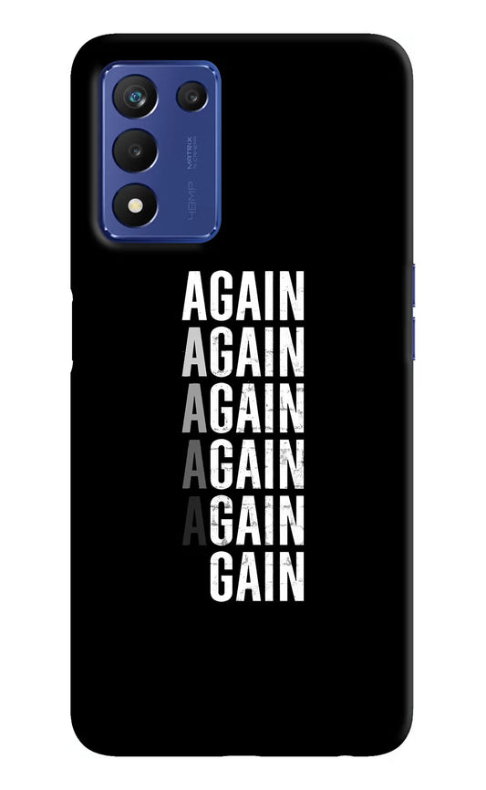 Again Again Gain Realme 9 SE Hard Case Back Cover by Casekaro