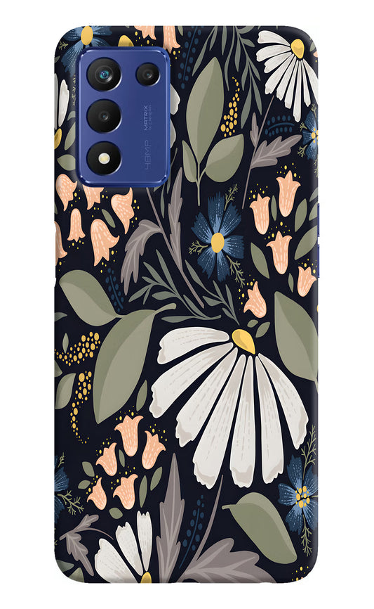 Flowers Art Realme 9 SE Hard Case Back Cover by Casekaro