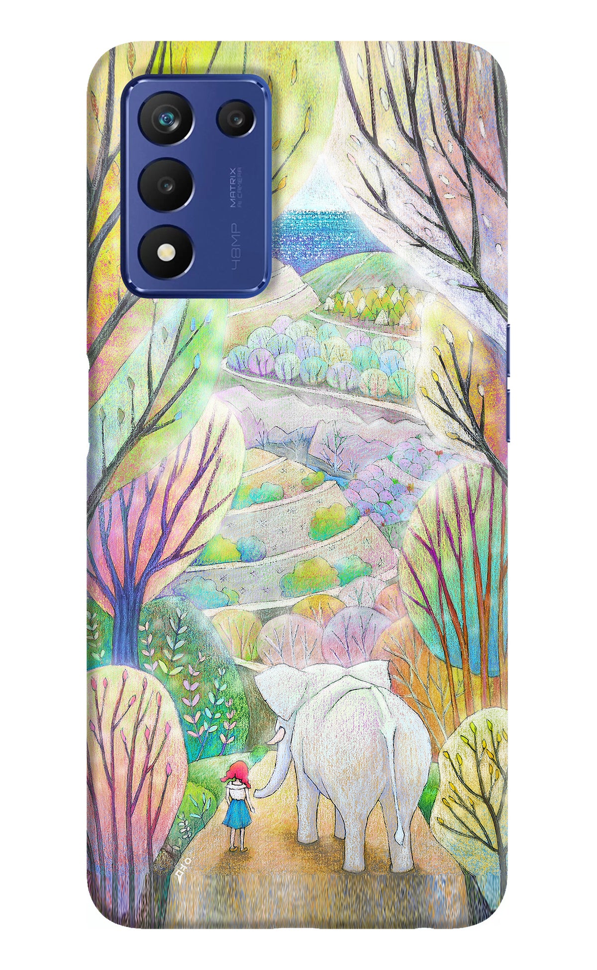 Nature Painting Realme 9 SE Back Cover