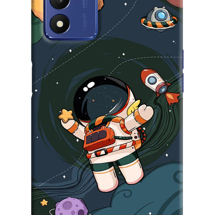 Cartoon Astronaut Realme 9 SE Hard Case Back Cover by Casekaro